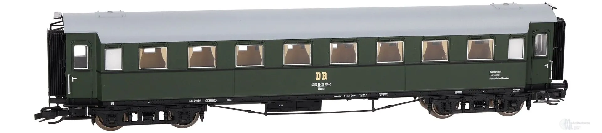 Saxonia Modellbau 120198 - Personenwagen DR Ep.IV C4Ü Sa 07 Beleuchtung TT 1:120