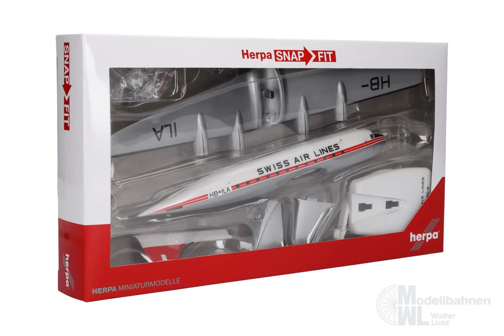 Herpa 614030 - Douglas DC-4 Swiss Air Lines 1:125
