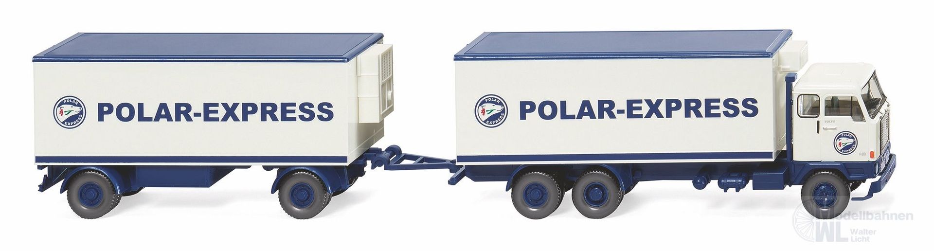 Wiking 045704 - Kühlkofferlastzug Volvo F88 Polar-Express H0 1:87