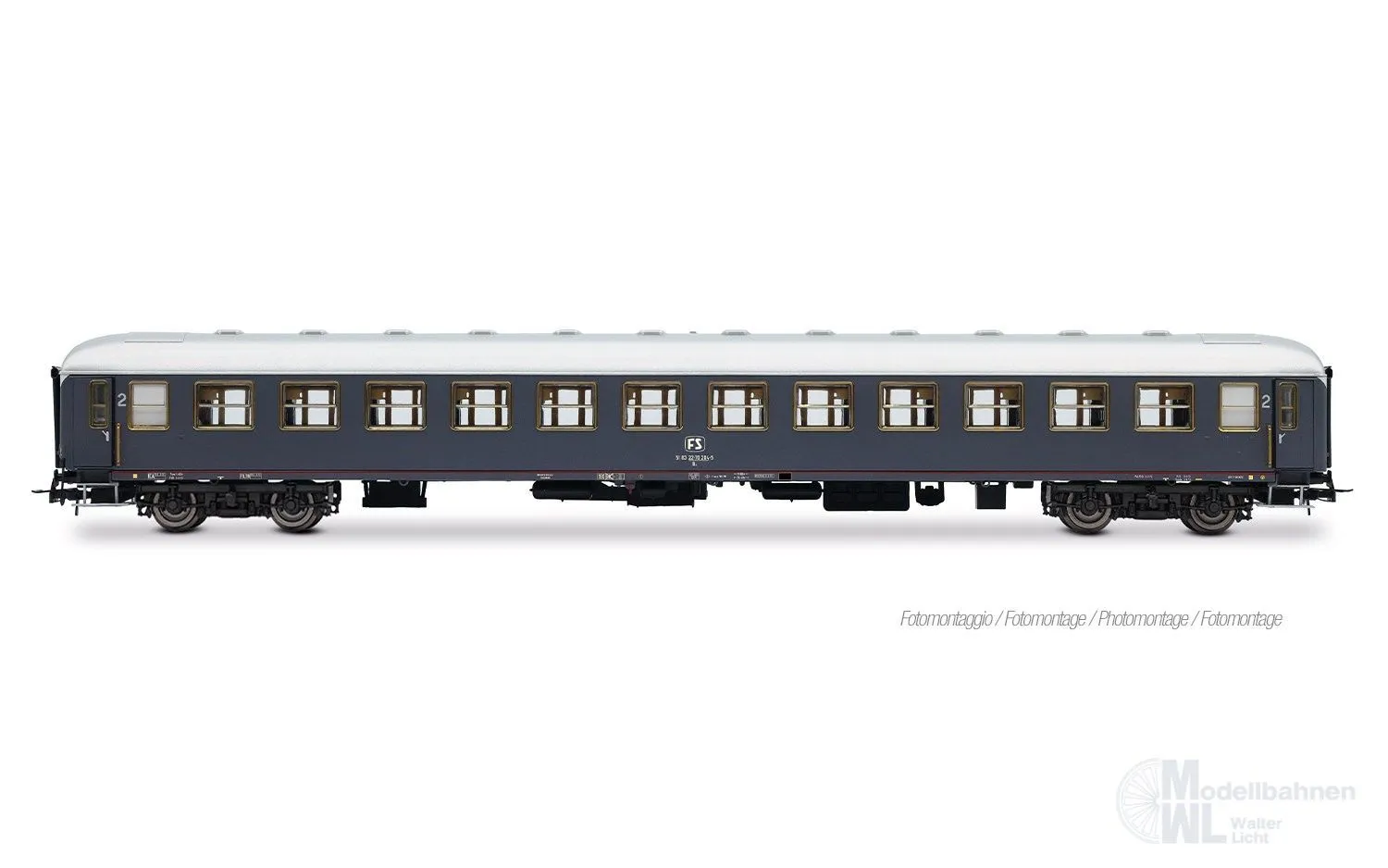 Rivarossi 4429 - Personenwagen Set FS Ep.IV 2.tlg. MD 50 H0/GL
