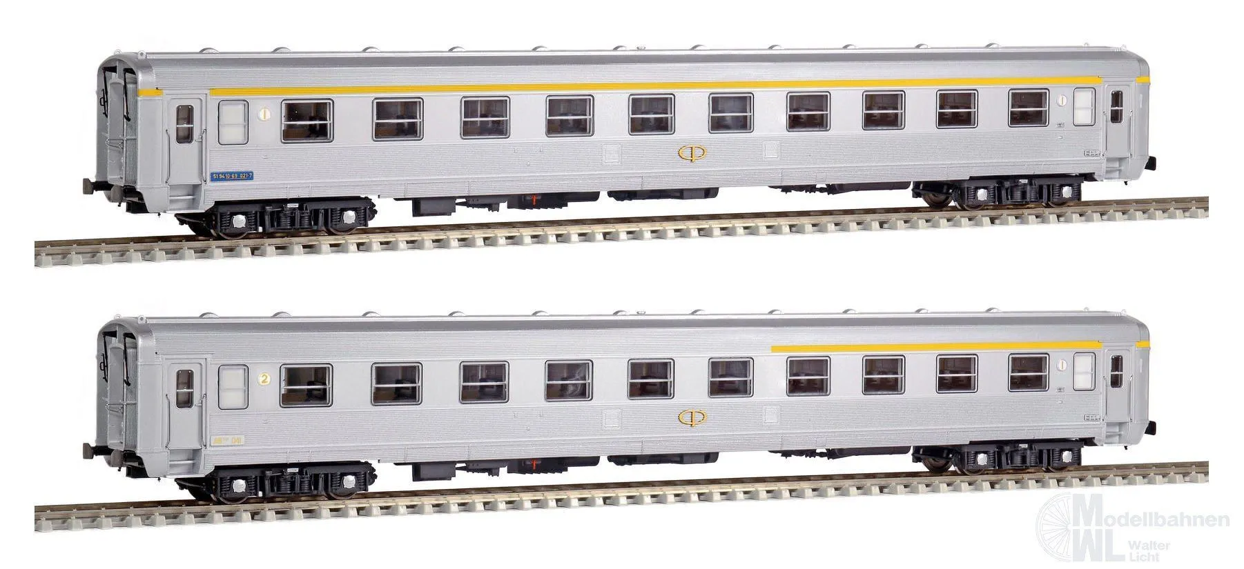 Sudexpress S0219 - Personenwagen Set CP Ep.IV 2.tlg. Sorefame Semidirecto H0/GL