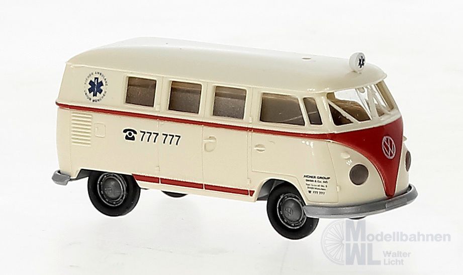 Brekina 31619 - VW T1b Kombi Ambulanz Aicher H0 1:87 Brekina 31619 - VW T1b Kombi Ambulanz Aicher H0 1:87