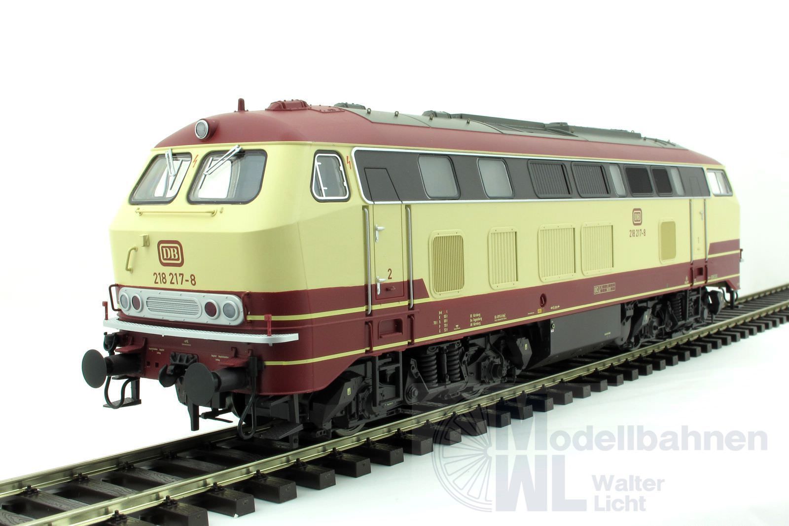 Lenz 40180-04 - Diesellok BR218 217-8 DB Ep.IV rot/beige Spur 0