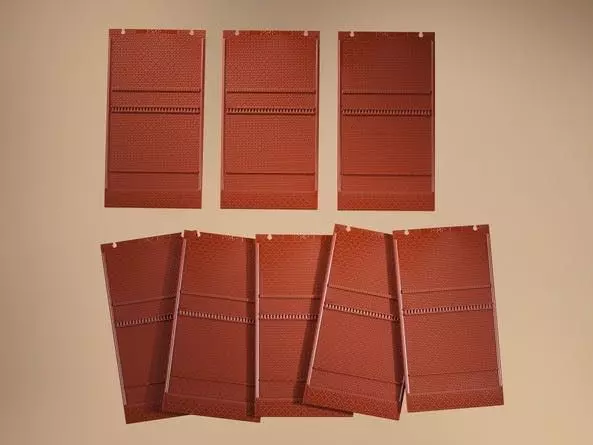 Auhagen 80512 - Wände 2342I rot H0 1:87