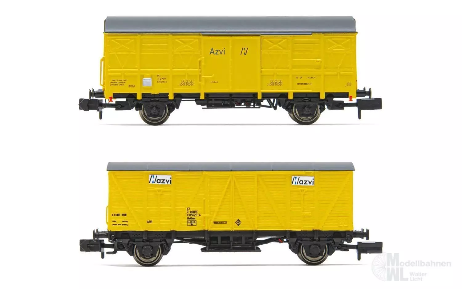 Arnold 6517 - Güterwagen Set AZVI Ep.V/VI 2.tlg. N 1:160