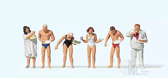 Preiser 10424 - Am Büfett H0 1:87