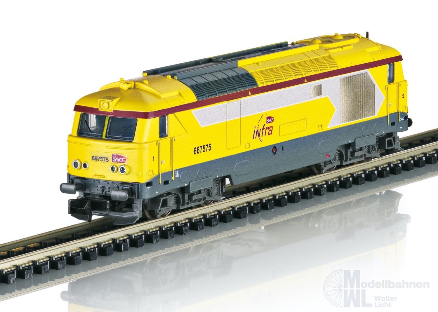 Trix 16707 - Diesellok Serie BB 67400 SNCF Ep.VI N 1:160 Sound Trix 16707 - Diesellok Serie BB 67400 SNCF Ep.VI N 1:160 Sound