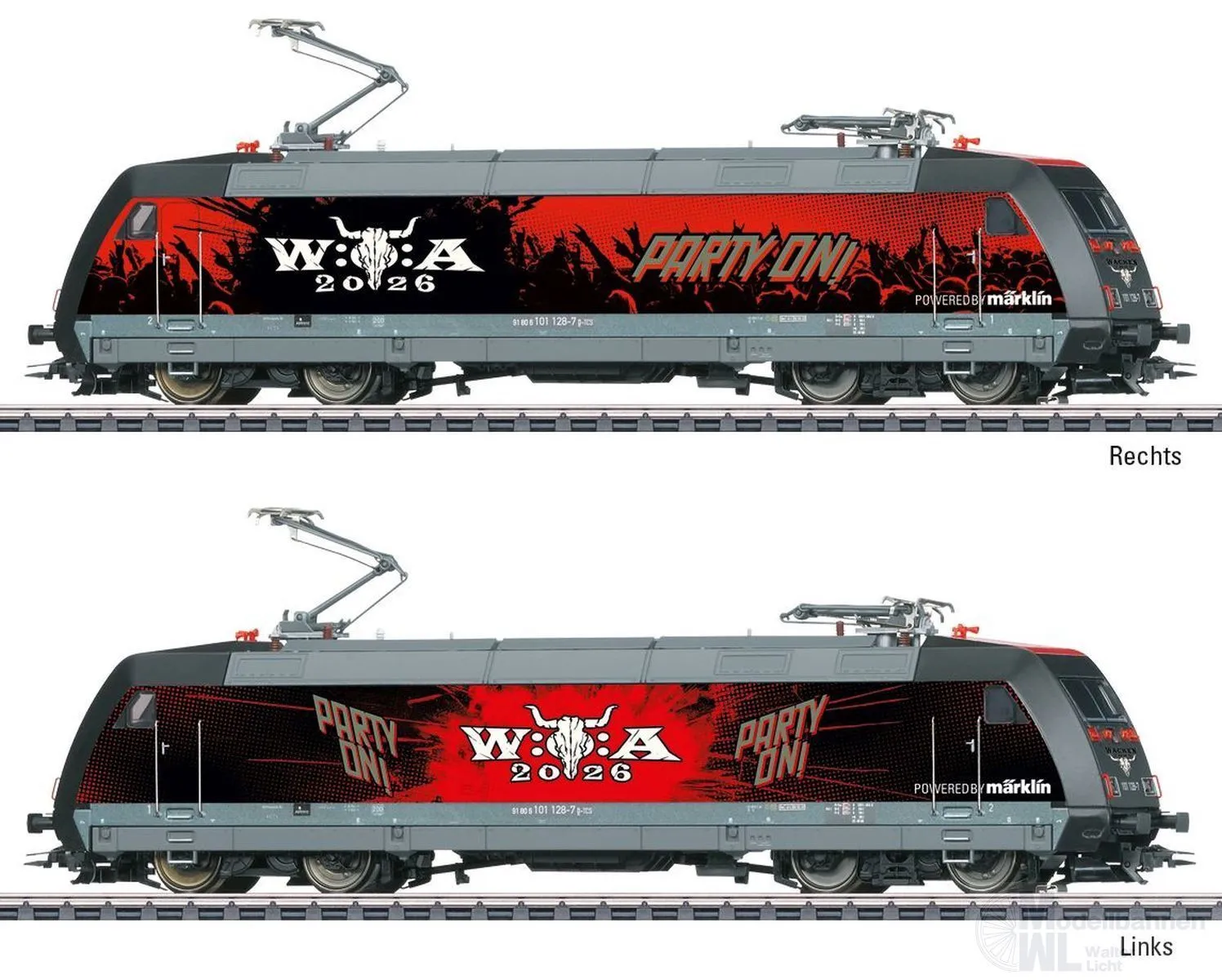 Märklin 39476 - E-Lok BR 101 W:O:A Ep.VI H0/WS Sound
