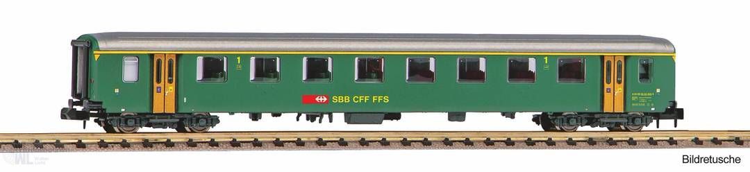 Piko 94389 - Personenwagen SBB Ep.IV EWI 1.Kl. neue Schrift N 1:160