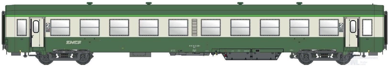 LS Models MW40047 - Personenwagen SNCF Ep.Va USI B10t 2.Kl.H0/GL