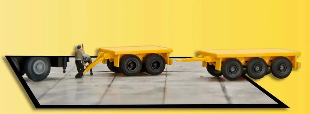 Kibri 13050 - Gewichtanhänger-Set für Mobilkräne H0