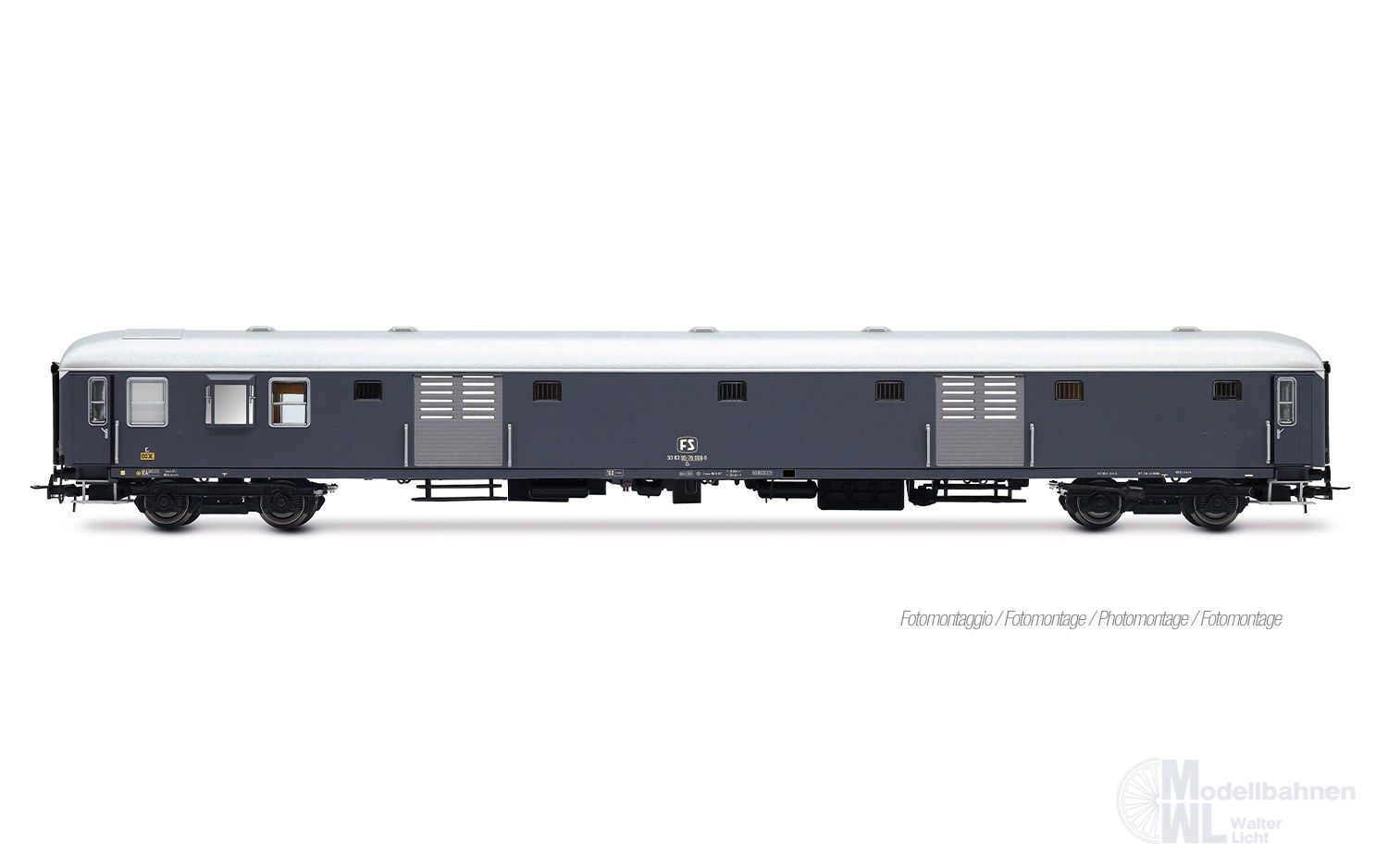 Rivarossi 4430 - Gepäckwagen FS Ep.IV UIC-X 1968 H0/GL