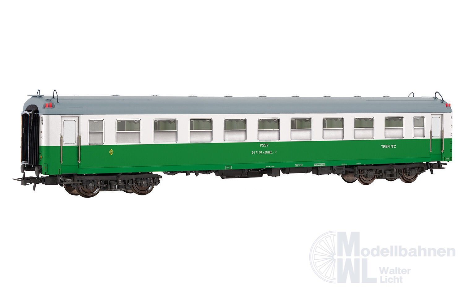 Electrotren 4032 - Unkrautvernichtungszug RENFE Ep.V/VI grün/weiß H0/GL Electrotren 4032 - Unkrautvernichtungszug RENFE Ep.V/VI grün/weiß H0/GL