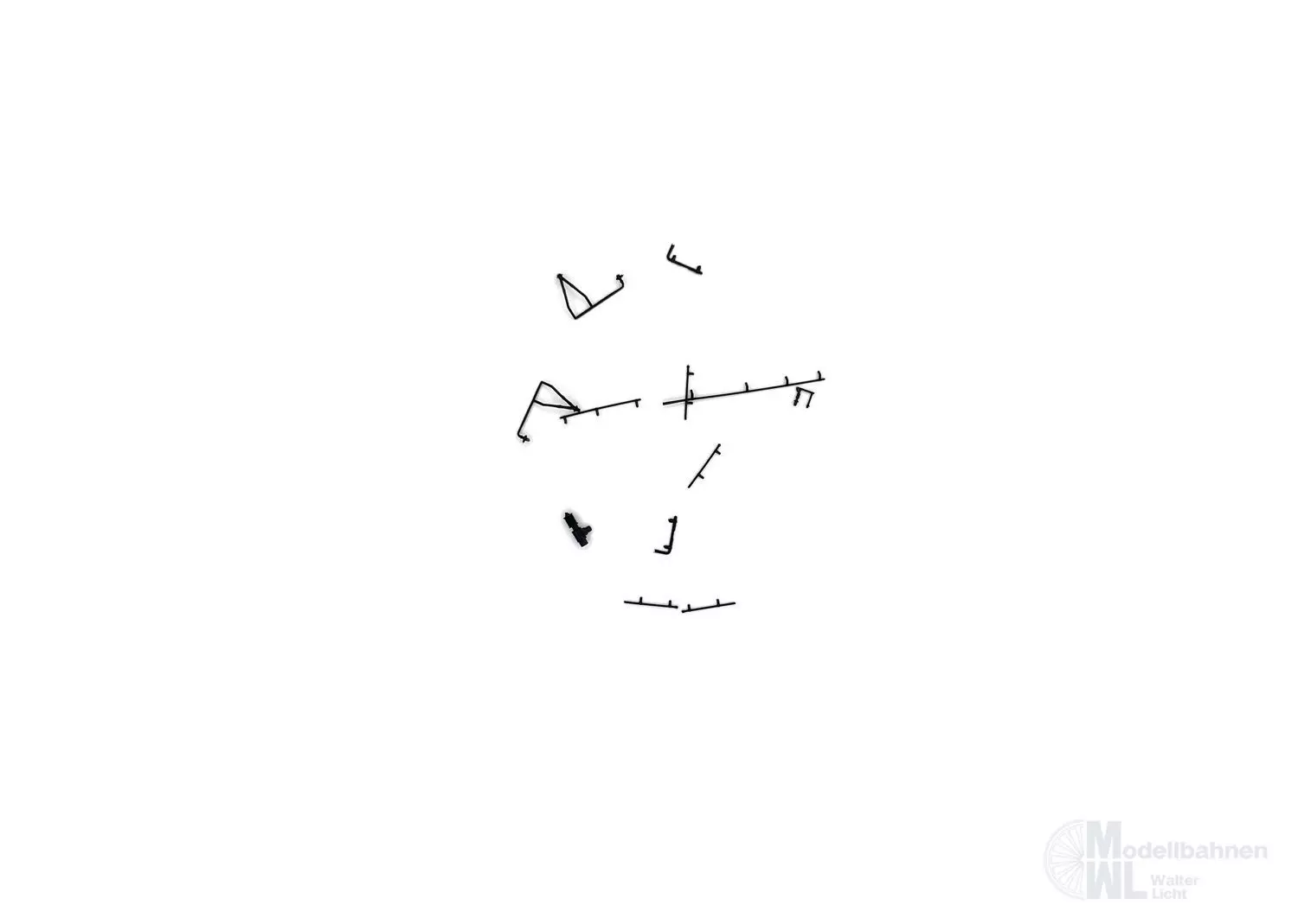 Märklin Ersatzeile E370781 - ERSATZTEIL: Handstange,Pfeife,Leitung,Sta