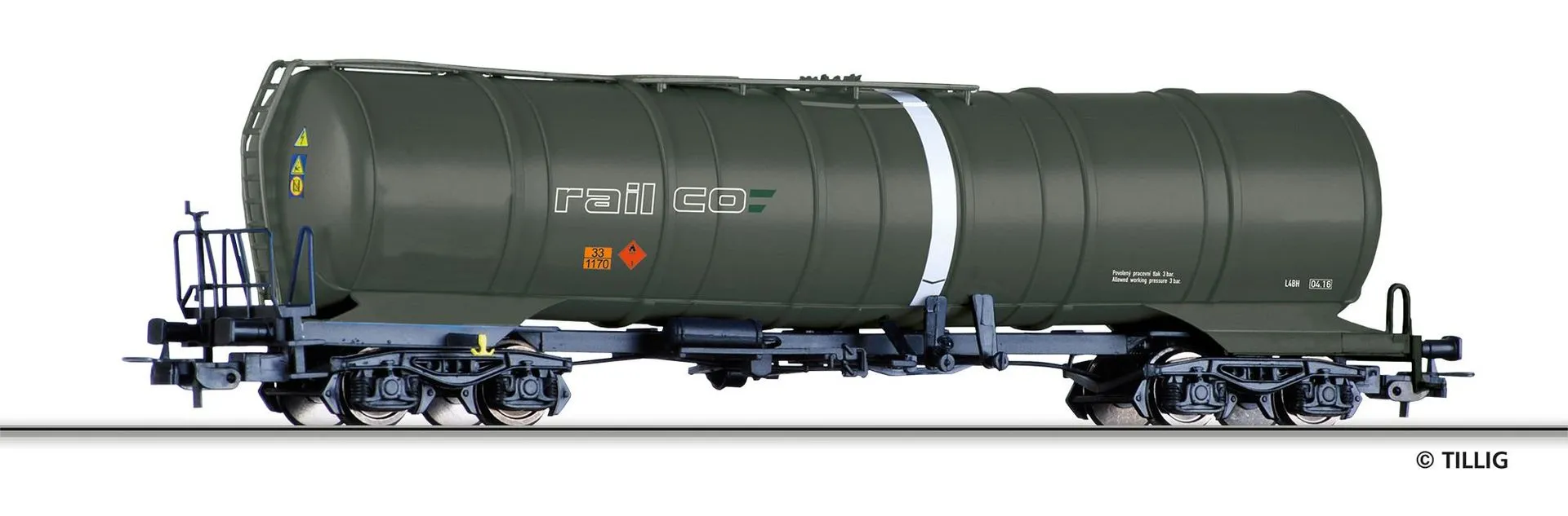 Tillig 77029 - Kesselwagen RAILCO Ep.VI Zacns H0/GL