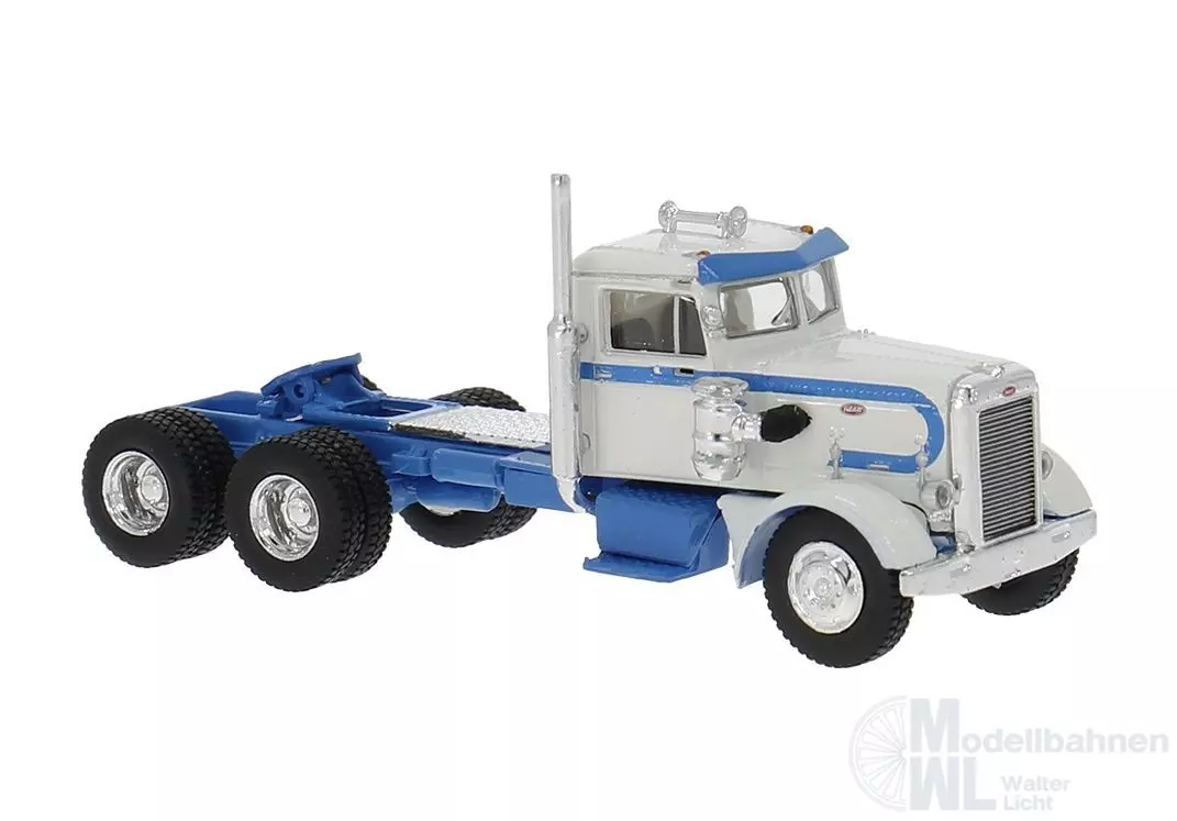 Brekina 85761 - Peterbilt 281 weiß blau H0 1:87