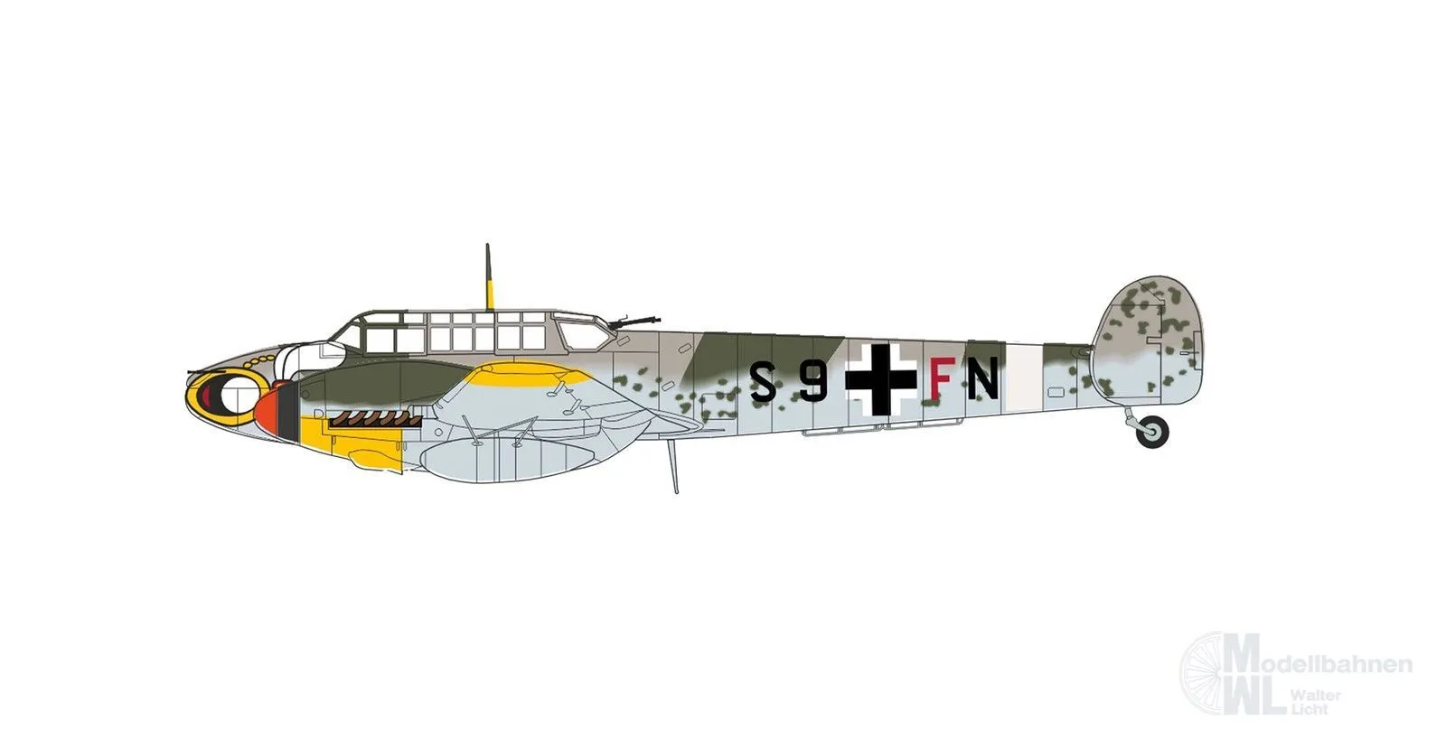 Herpa 81AC115S - Messerschmidt Bf 110G II./ZG1 Wespe 1:72