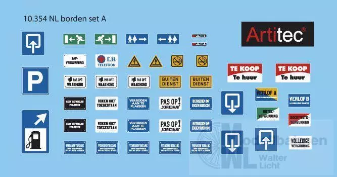 ARTITEC b.v. 10354 - Niederländische Schilder A BAUSATZ H0 1:87