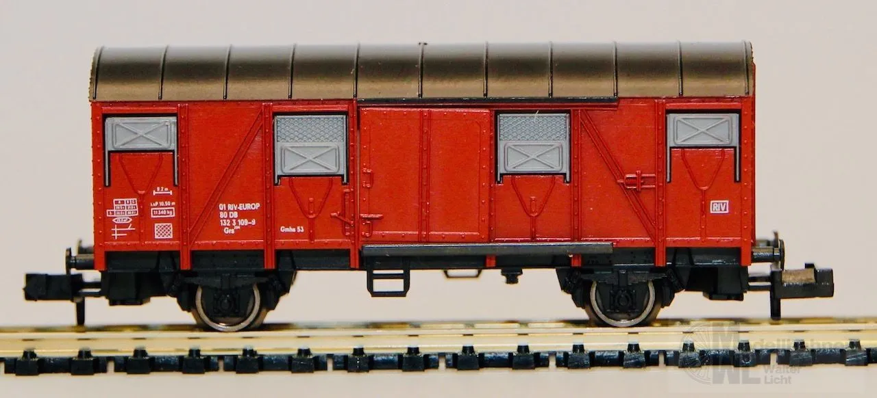 Fleischmann 8330 - FLEISCHMANN - Güterwagen ged. DB Ep.IV Grs 204 N 1:160