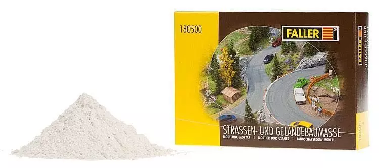 Faller 180500 - Strassen-/Geländebau-Spachelmasse 500g H0 1:87