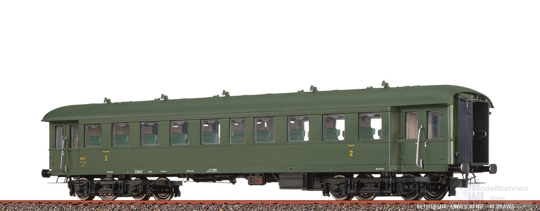 Brawa 46184 - Eilzugwagen SNCF Ep.III B9ti H0/GL Brawa 46184 - Eilzugwagen SNCF Ep.III B9ti H0/GL