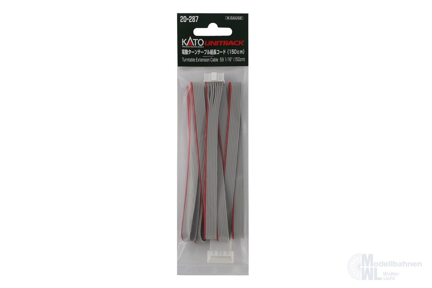 Kato 20-287 - Verlängerungskabel für Drehscheibe 150cm N 1:160 Kato 20-287 - Verlängerungskabel für Drehscheibe 150cm N 1:160
