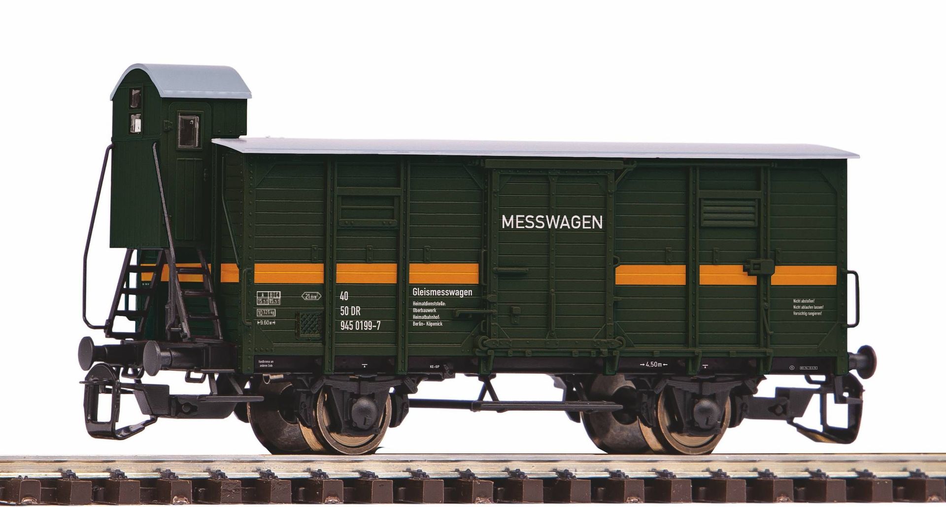 Piko 47770 - Messwagen DR Ep.IV G02 mit Bremserhaus TT 1:120 Piko 47770 - Messwagen DR Ep.IV G02 mit Bremserhaus TT 1:120