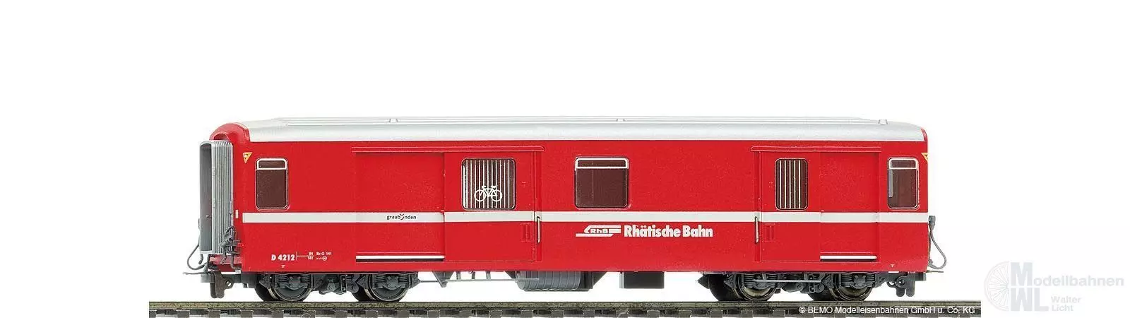 Bemo 3269161 - Packwagen RhB Ep:VI D 4211 neurot H0m