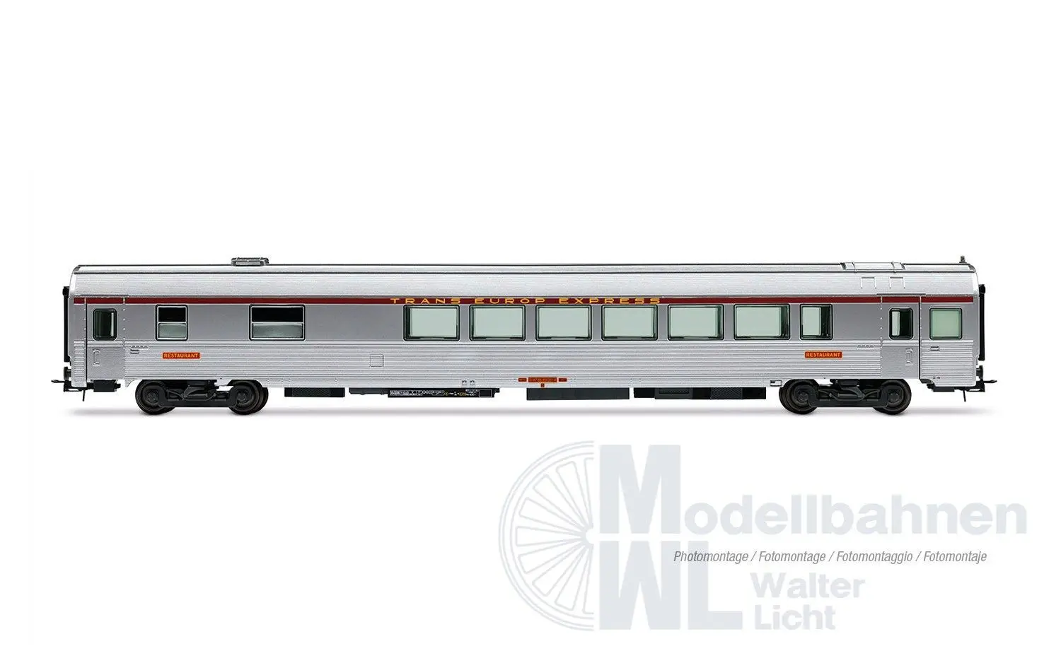 Jouef 4205 - Personenwagen Set SNCF Ep.IV TEE Mistral 69 4.tlg. Jules Verne H0/GL