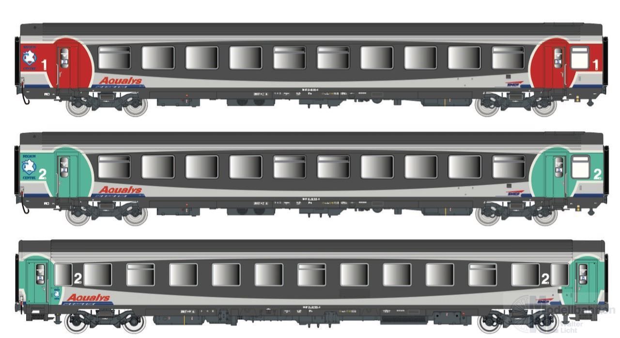 LS Models 40720 - Personenwagen Set AQUALYS Ep.V/VI 3.tlg. H0/GL