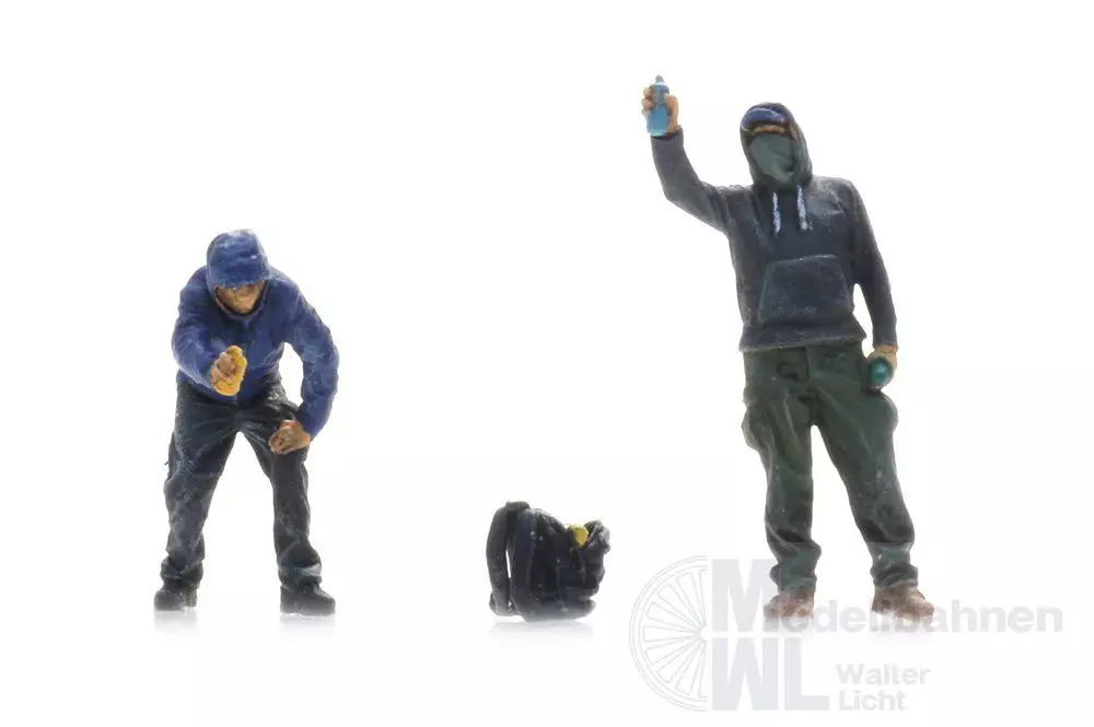 ARTITEC b.v. 5870109 - Graffiti-Vandalen (2x) H0 1:87