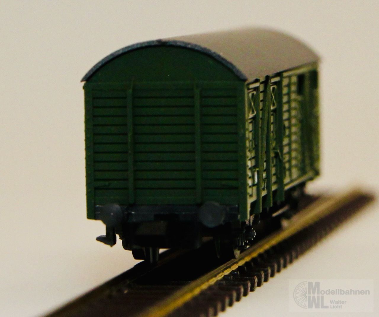 Roco 02329D - ROCO - Güterwagen ged. DB Bahndienstwagen grün Gms55 N 1:160
