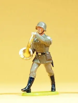 Preiser 56085 - Musiker im Marsch, mit Waldho 1:25