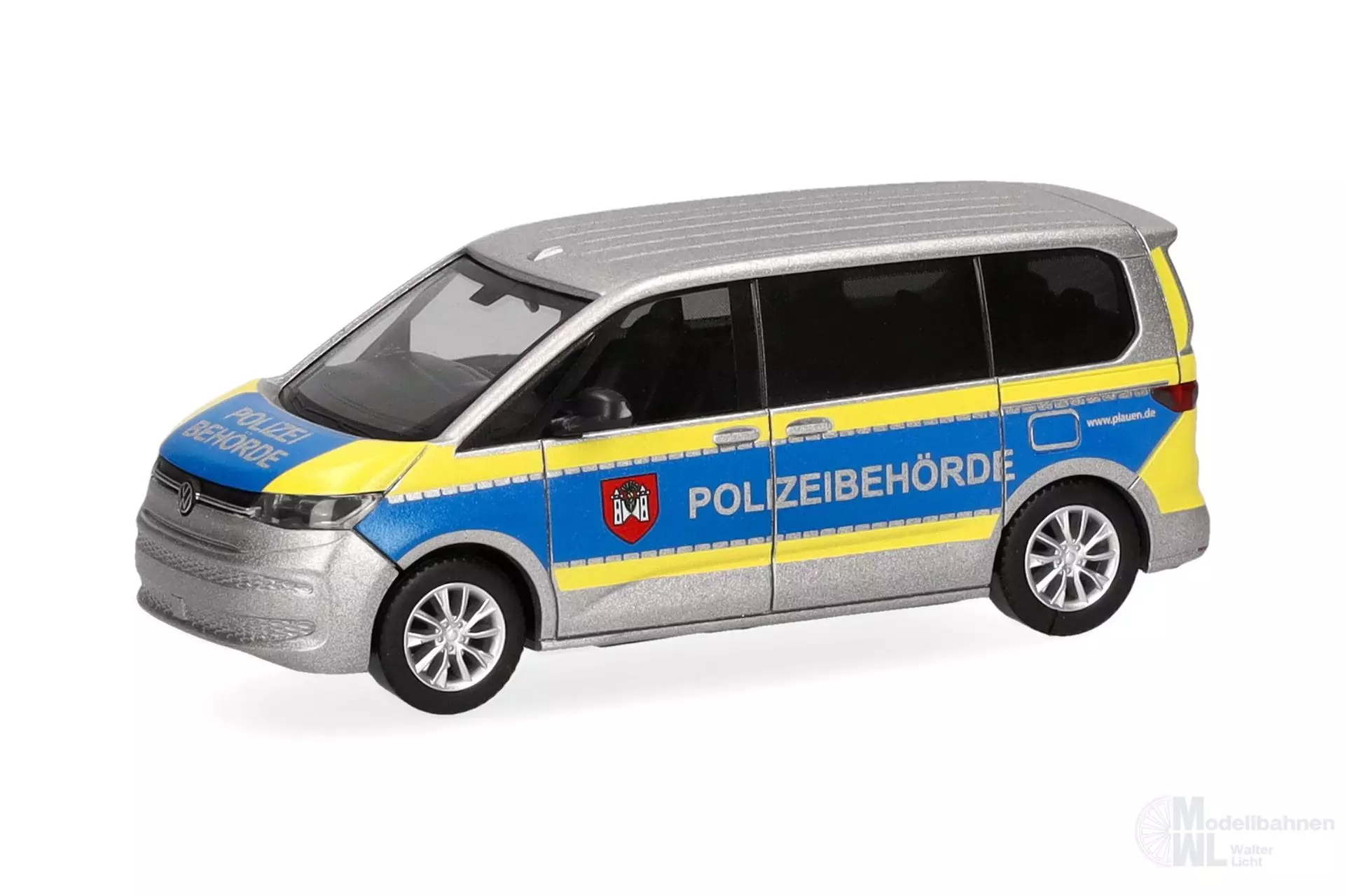 Herpa 098625 - VW Multivan Polizeibehörde Plauen H0 1:87