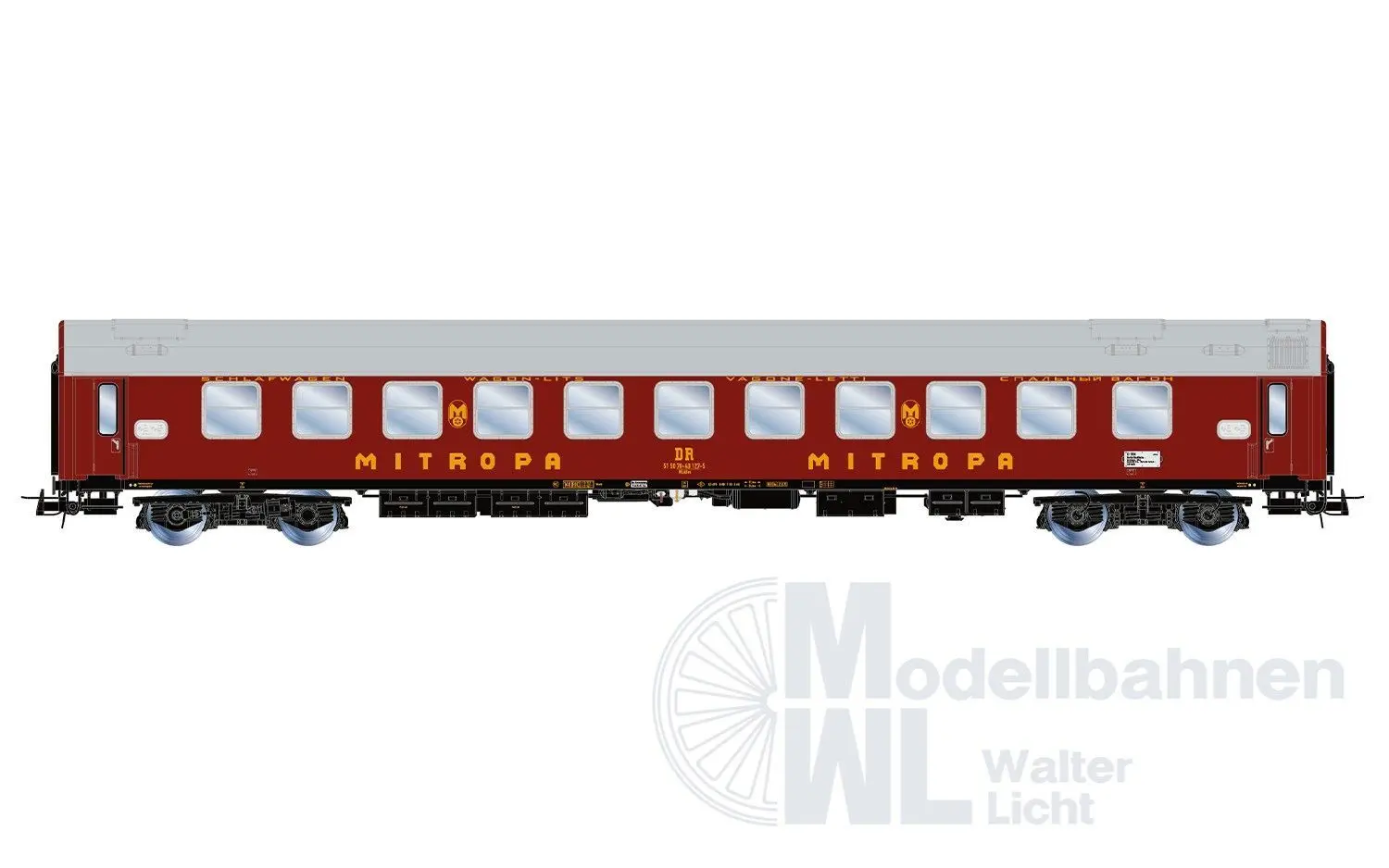 Rivarossi 4418 - Autoreisezug Set DR Ep.IV 3.tlg. H0/GL