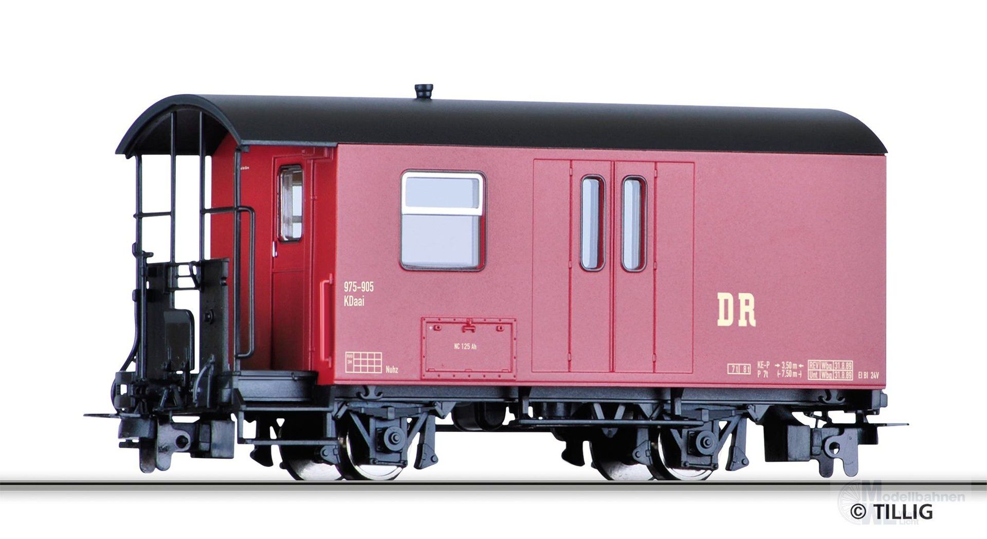 Tillig 03972 - Packwagen DR Ep.IV H0e