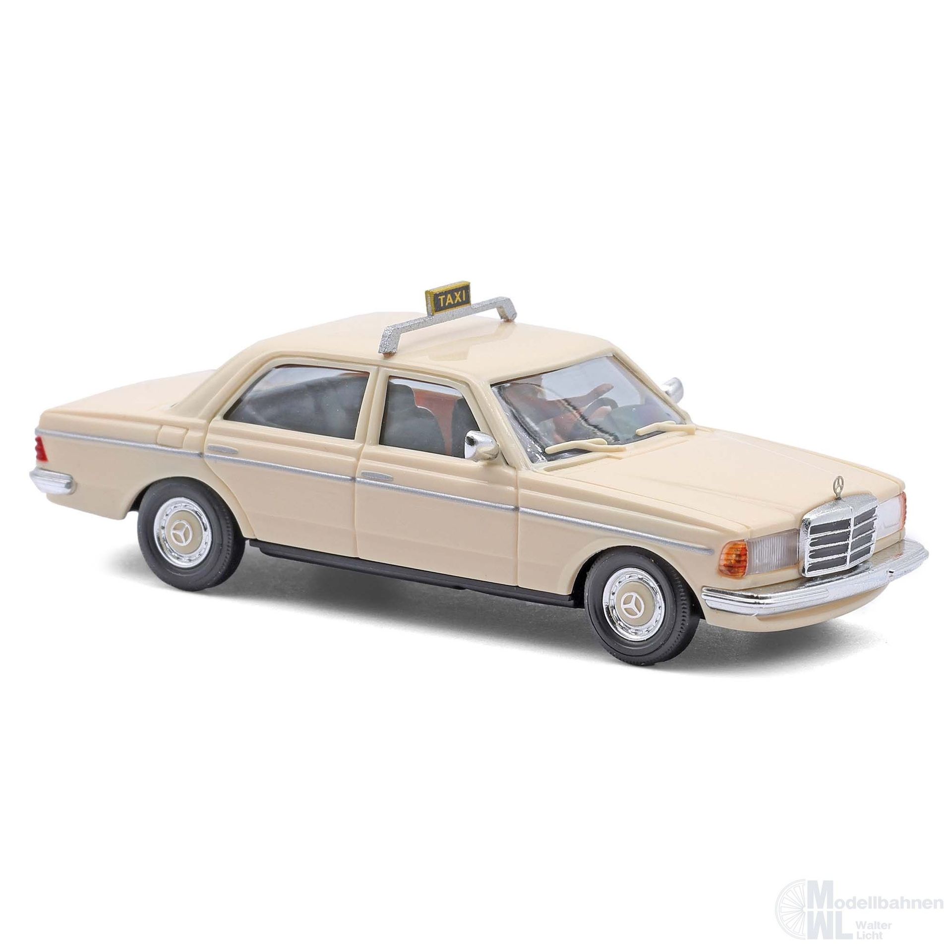 Busch 46876 - Mercedes-Benz W123 Taxi mit Fahrer H0 1:87