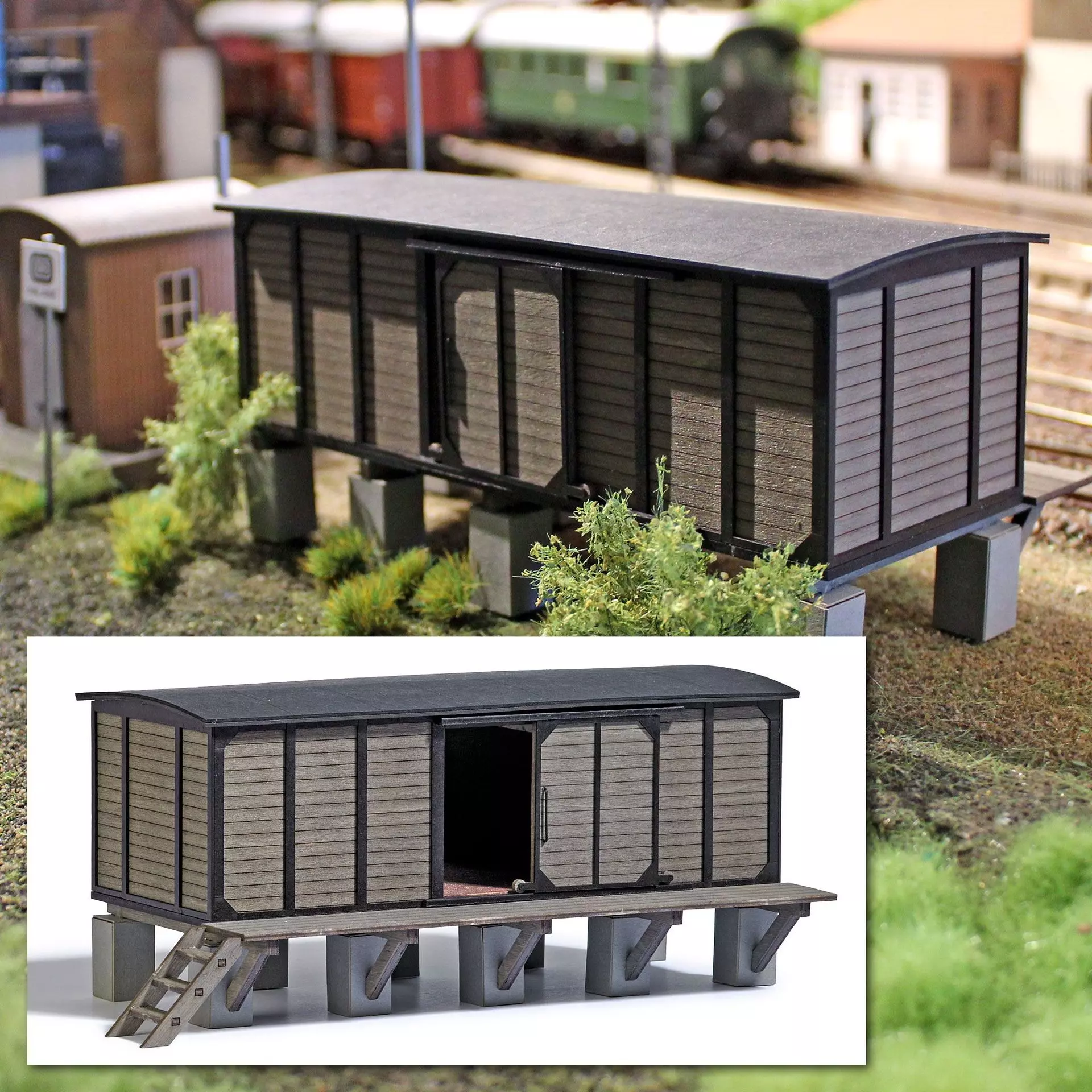 Busch 10049 - Behelfsschuppen Spur 0