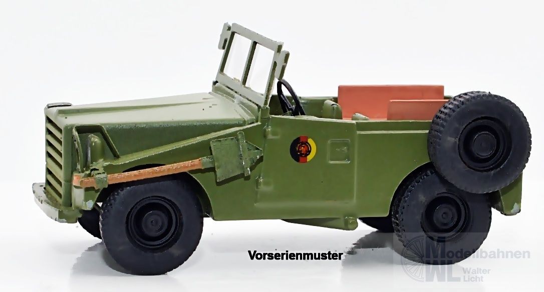 NPE NA88231 - IFA P3 Kübelwagen offen - mot.Schützen H0 1:87