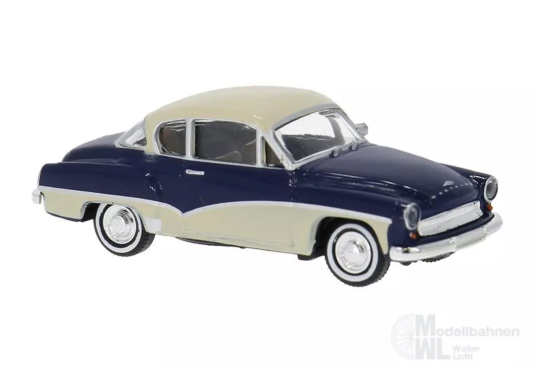 Brekina 27160 - Wartburg Coupe in dunkelblau H0 1:87