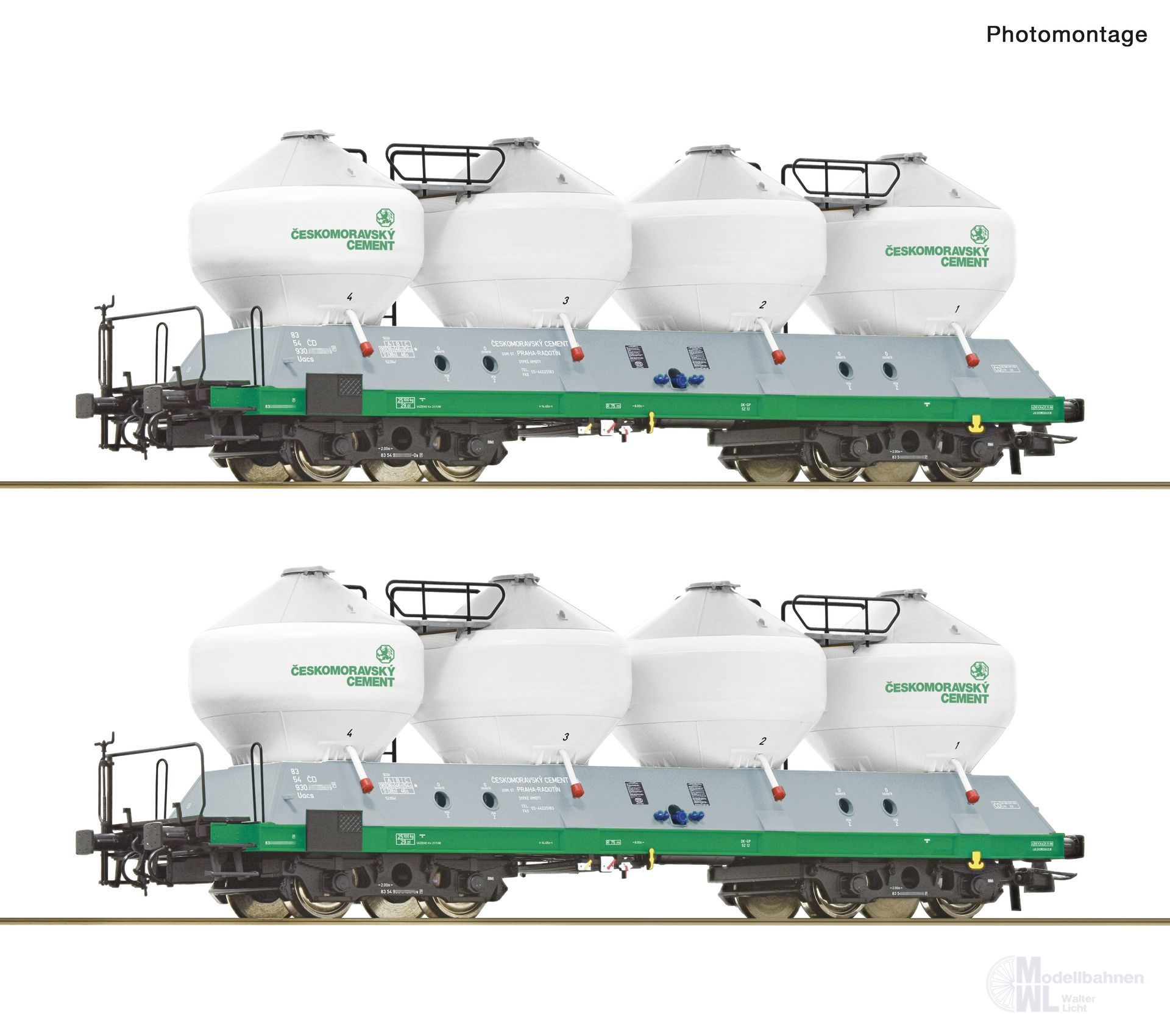 Roco 6600237 - Silowagen Set CD Ep.IV 2.tlg. H0/GL