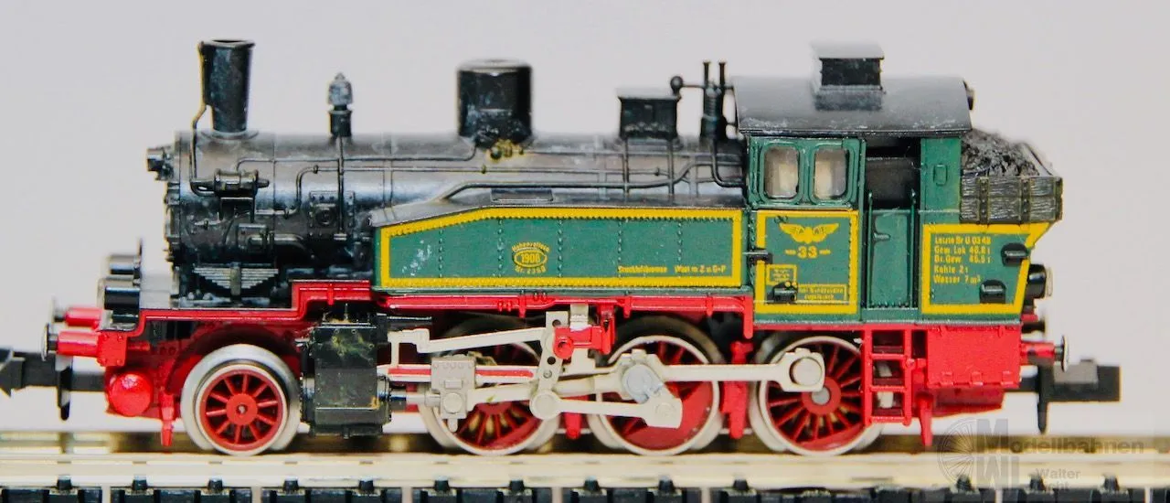 Fleischmann 7025 - FLEISCHMANN - Dampflok BR 33 PRIVAT (wie BR 91.3) N 1:160
