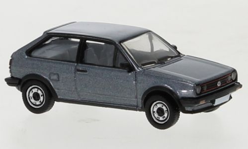 foto_gross PCX-Models 870201 - VW Polo II Coupe metallic-grau 1985 H0 1:87