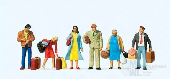 Preiser 10114 - Wartende Reisende H0 1:87