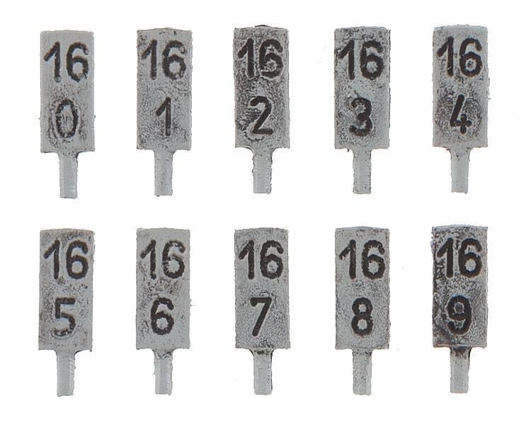 Faller 180952 - 10 Hektometersteine H0 1:87