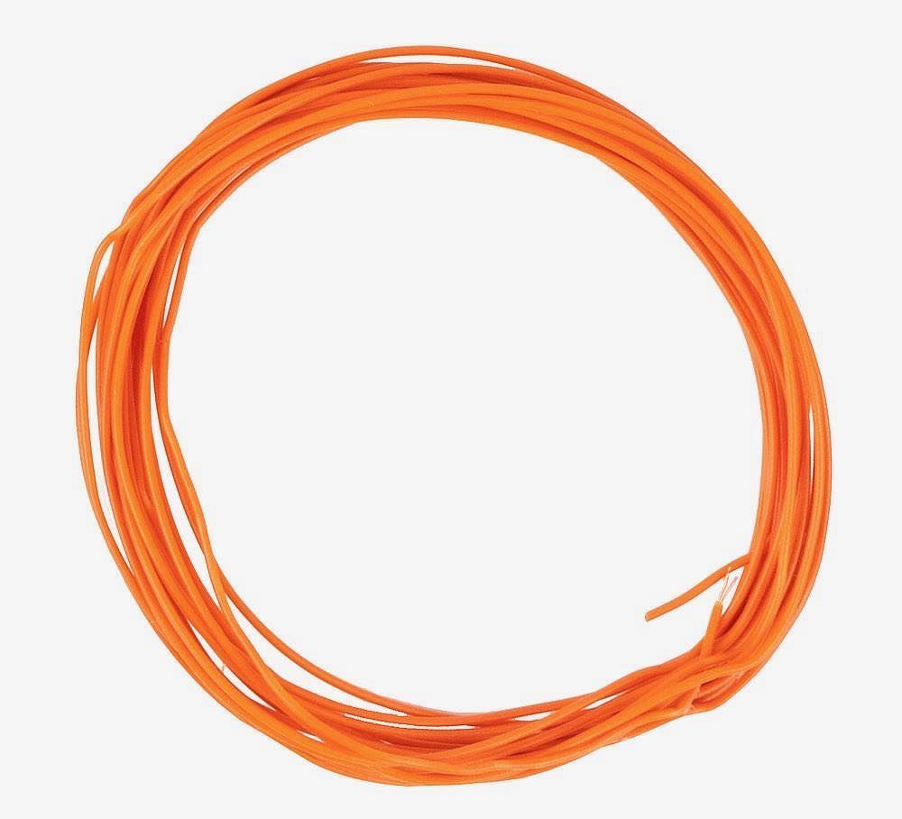 Faller 163789 - Litze 0,04 mm² orange 10 m