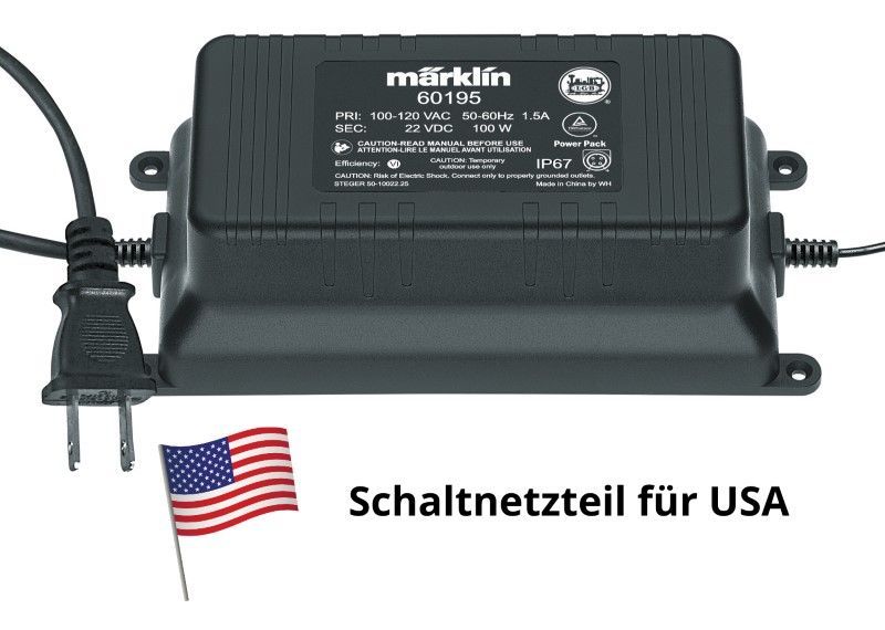 02c5c3494583cc0092728dcaf859a3951736501659 Märklin 60195 - Schaltnetzteil 120 V/100 VA