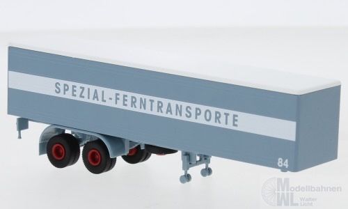 Brekina 95559 - Auflieger 2achs Koffer 1960 blaugraue Spedition 1:87