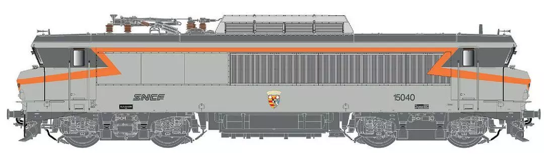 LS Models  - E-Lok BB 15040 SNCF, Ep.V, beton