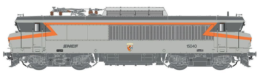 LS Models  - E-Lok BB 15040 SNCF, Ep.V, beton
